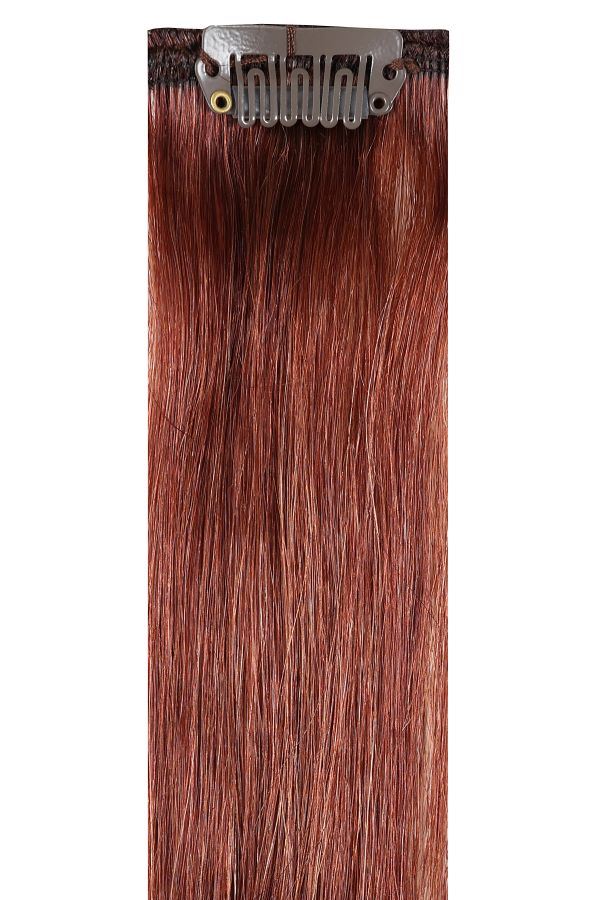 Deluxe Head Clip-In Spiced Auburn #K1 Hair Extensions